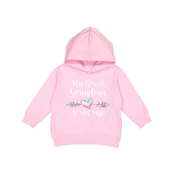 Inktastic My Great Grandma Loves Me Heart Great Grandchild Toddler Hoodie