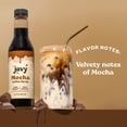 thumbnail image 6 of Javy Premium Mocha Coffee Syrup, Low Calorie – Low Sugar, Coffee Flavoring Syrup, Coffee Bar Accessories. Great for Flavoring All Types of Drinks, 6 of 6