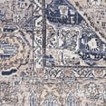 thumbnail image 4 of 8' x 10' Ivory and Blue Oriental Power Loom Distressed Washable Non Skid Area Rug, 4 of 5