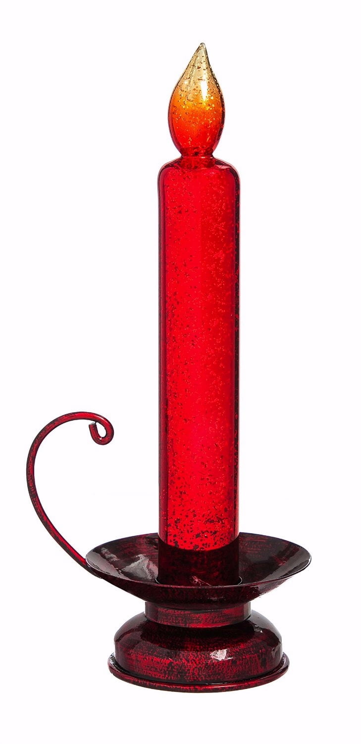 Candle StickLED GlassRed