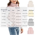 thumbnail image 3 of vokkrv Kids Solid Color Zip Up Sleeveless Jacket, Wind Resistant Warm Casual Outerwear, Fashion Daily Coat for Boys Girls Winter Outdoor Activities Black 3-4 Years, 3 of 7