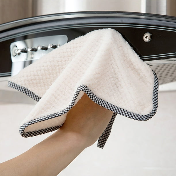 Acheter Chiffon de nettoyage Super absorbant pour la cuisine, vaisselle de  voiture, chiffon suspendu, serviette douce