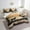 Black Yellow, variant on Twin Bed in a Bag Cartoon Camping Comforter Set with Sheets 7Pieces All Season Camper Bedding Sets with Comforter, Pillow Sham, Flat Sheet, Fitted Sheet and Pillowcase