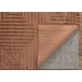 thumbnail image 4 of Feizy Channels Modern Geometric, Orange/Brown, 5'6" x 8'6" Area Rug Stain Resistant Water Resistant Fade Resistant Global Design Carpet for Living Dining Bed Room, 4 of 9