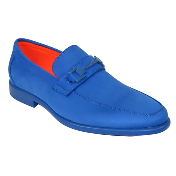 Men's TAYNO Shoes Soft Micro Suede Slip-on Loafer THE CAPRIO S Royal Blue