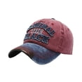 thumbnail image 4 of Gorra de béisbol, gorra de camionero, gorra informal para gimnasio, fiesta, mochilero, viajes, playa Rojo EL, 4 of 9