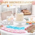 thumbnail image 5 of 24 Pcs Mini Magnet Dried Flower Bouquets Baby Shower Favors for Guests Rustic Babys Breath Bridal Shower Wedding Baptism Favors with Thank You Cards Return Gifts Wedding Souvenir(Pink), 5 of 6