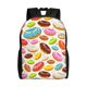 thumbnail image 1 of Fotbe Color Donut Mochila de Viaje para Laptop, Mochila Ejecutiva Delgada y Resistente 15.6", 1 of 8