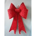 thumbnail image 1 of Winterland WL-MTBOW-18-RE Pvc Rouge Paillettes Arc&44; 18 Po., 1 of 1