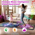 thumbnail image 4 of ANNKIE Dance Mat Toys for 3-12 Year Old Girls Boy,2 Players Dance Mat with Light-up 12 Buttons&5 Games Mode,Kids Dance Game Toy for Girl,Xmas Birthday Gifts for 4 5 6 7 8 9 10+ Year Old Girls Boys, 4 of 7