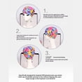 thumbnail image 3 of Yucurem 1 Pack Oversized Printed Fabric Swim Cap for Women Men, Breathable Elastic Flexible Swim Caps, Lightweight Ear Protection Bathing Caps Diving Swimming Equipment, 3 of 8