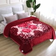 thumbnail image 6 of JML King Size Soft Warm Fleece Bed Blanket Reversible Thick Mink Blanket 83 x 91 inches,5.7lbs, 6 of 8