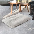 thumbnail image 3 of Cómoda alfombrilla para perros y gatos, cojín para mascotas, cama antideslizante para perros pequeños, cálida para el invierno. gris claro L, 3 of 5