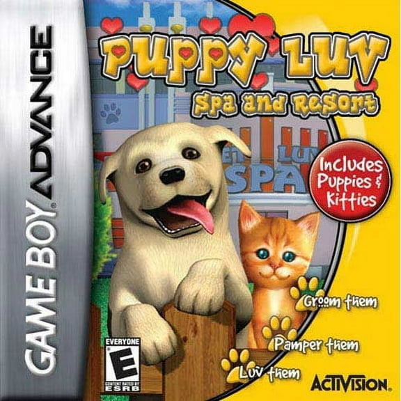Puppy Luv Spa & Resort Tycoon - Game Boy Advance