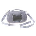 thumbnail image 1 of Mochila Bolsa de hombro portátil de moda para mascotas, hámster, conejo, nido de conejo (gris) Tmvgtek Libre de BPA, 1 of 8