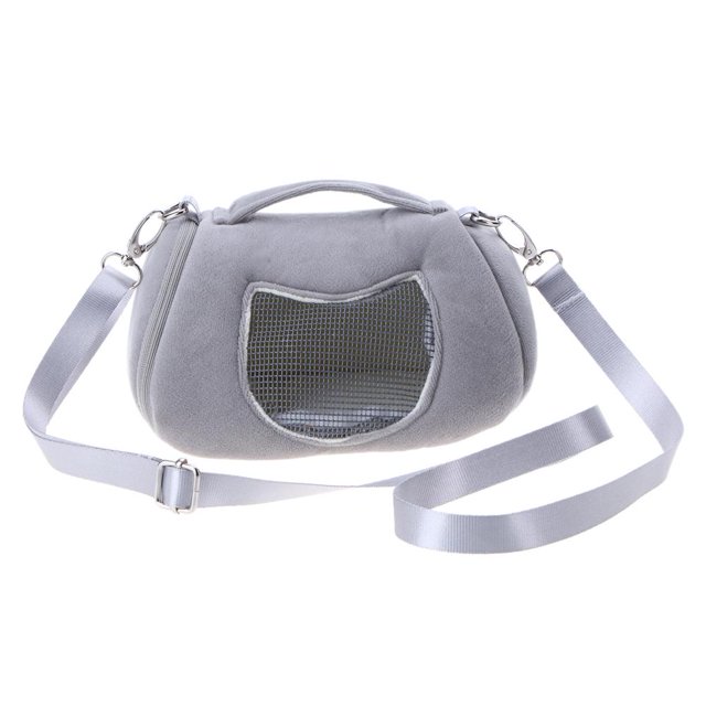 Mochila Bolsa de hombro portátil de moda para mascotas, hámster, conejo, nido de conejo (gris) Tmvgtek Libre de BPA