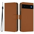 thumbnail image 2 of for Google Pixel 6 Case Wallet with Card Holder,PU Leather Anti-fall Thin Fit Phone case for Women Men,Kickstand,flip Shockproof Cover with Credit Card Slots and Wrist Strap,Brown, 2 of 11