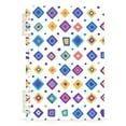 thumbnail image 7 of FORMRS 1-Subject Spiral Notebook 8" x 5" College Ruled 60 Refillable Sheet A5 Hard Cover, Purple Retro Shapes, 7 of 7