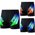 thumbnail image 4 of guisaled Men Swim Trunks Square Leg Swim Quick Dry Swim Jammers Athletic Training Competition Water Resistant Swim Briefs, 4 of 4