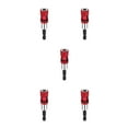 thumbnail image 1 of Wisewang Bit Holder 6.35mm Screwdriver Extension Rod Bar Quick Change Repair Fixing Socket Extender Drill Adapter with Driver Red 5Set, 1 of 6