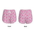 thumbnail image 6 of Uemuo Cute Watermelon Flamingo Pattern Women's Athletic Shorts High Waisted Running Shorts with Liner Pockets Gym Elastic Workout Shorts-Large, 6 of 9