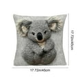 thumbnail image 3 of Cheapark Animal Series Pillow Covers - Short Pile Plush Soft Cushion Cases with Wildlife Prints for Sofa Bedroom Living Room, Cozy Home Decor Collection, 3 of 6