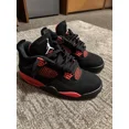 thumbnail image 3 of Jordan 4 Retro Size 11.5, Red Black, Thunder, 3 of 6
