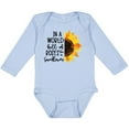 thumbnail image 3 of Inktastic Summer in a World Full of Roses Be a Sunflower Boys or Girls Long Sleeve Baby Bodysuit, 3 of 5