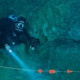thumbnail image 3 of OULII 1Set Portable Orange Cave Diving Rope Marker Safety Orientation Tool for Dive Direction, 3 of 8