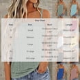 thumbnail image 3 of Scyoekwg Ladies Sleeveless Tops Spaghetti Strap Eyelet Knit Tank Top Casual Comfy Summer Beach Vacation Daily Wear Blouses (Z01_White,M), 3 of 7