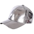 thumbnail image 1 of Gorra de béisbol Unisex metálica Brillante con Correa Ajustable de Velcro, 1 of 4