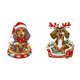 thumbnail image 1 of Navidad Acrílico Sacudiendo La Cabeza Dachshund Escritorio Diamante Pintura Arte para, 1 of 7