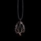 thumbnail image 3 of Healing Stones Tree of Life Necklace with Tiger Eye and Amethyst Crystals - Chakra Jewelry for Men and Women - Copper Wire Wrap Gemstone Pendant, 3 of 5