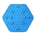 thumbnail image 2 of Almohadilla de masaje de pies, alfombrilla de acupuntura, alfombrilla de juego para masaje de suelo, almohadilla de masaje de puntos de presión Hexágono azul, 2 of 9