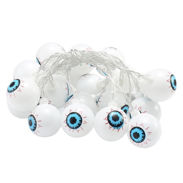 Yeacher Meters 20LEDs Eyeball Design String Light Constant Bright Mode 2 * AA Cell Operated