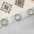 thumbnail image 4 of Manfei Tribal Aztec Curtains Pack of 2 (42x84 Each) for Teens Boys Girls,Bohemian Flower Curtains Blackout,Boho Theme Bedroom Curtains,Super Cozy Room Decor, 4 of 6