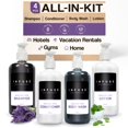 thumbnail image 1 of Juego de artículos de tocador de la colección 1-Shoppe Infuse Lavender Mint Spa | Bombas de 10,14 onzas | Champú Acondicionador Loción para lavado de manos y cuerpo, 1 of 4