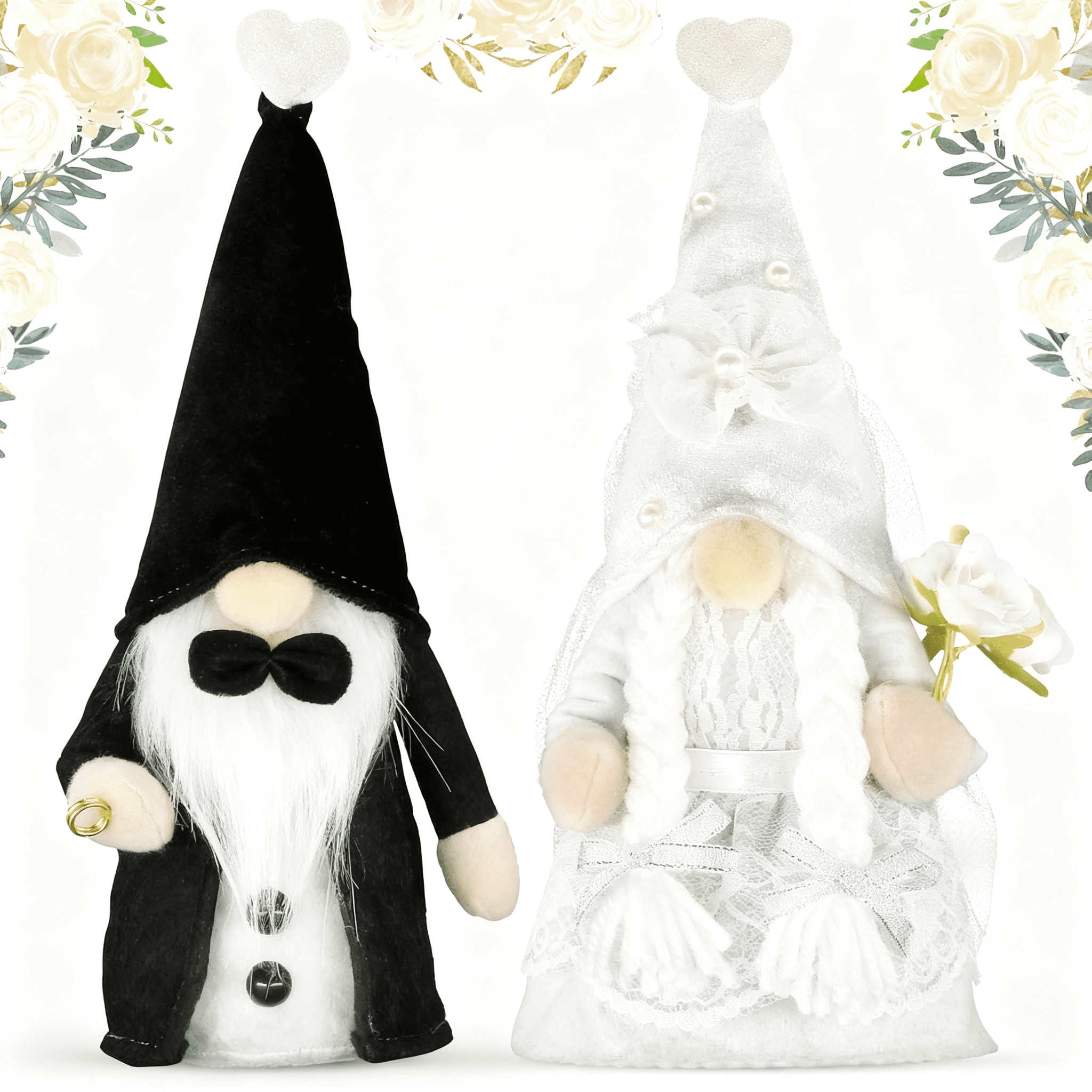 Christmas Gnomes Plush, Xmas Gnomes Santa Scandinavian Tomte Ornaments, Buffalo Check Plaid Christmas Doll, Xmas Decorations for Home, Office, Indoor for Women, Gnomes Lovers