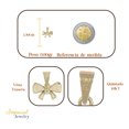 thumbnail image 2 of Medalla Láser de Oro 10k Imperial Jewelry Sagrado Corazón de Jesús 12 MM 0.5 Gramos, 2 of 3