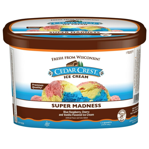 Cedar Crest Ice Cream Super Madness Walmart Com Walmart Com