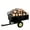 750 lbs. Weight Capacity | Yellow Spokes, variant on Danolapsi Heavy Duty 750LBS Lawn Mower Cart,15 Cu.Ft Steel Small Utility Trailer with Removable Sides | Universal Hitch for ATV, UTV, Tractor & Mower Hauling for Yard, Garden & Farm
