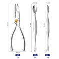 thumbnail image 1 of Juego de cucharas para galletas de cangrejo, juego de herramientas para mariscos, herramienta para camarones y cáscara de cangrejo de acero inoxidable, alicates de abrazadera para langosta, accesorio, 1 of 5