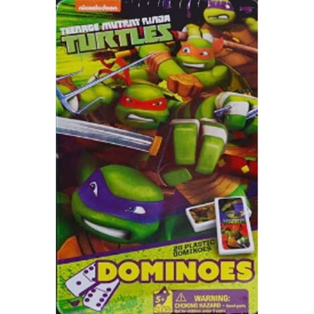 Teenage Mutant Ninja Turtles Domino Tin,  Games by (The Best Ninja Turtle Games)