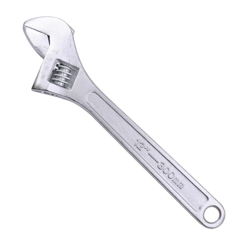 BUYOHLIC Adjustable Wrench Set Chrome Vanadium Steel Wrenches Set (12'' Inches)