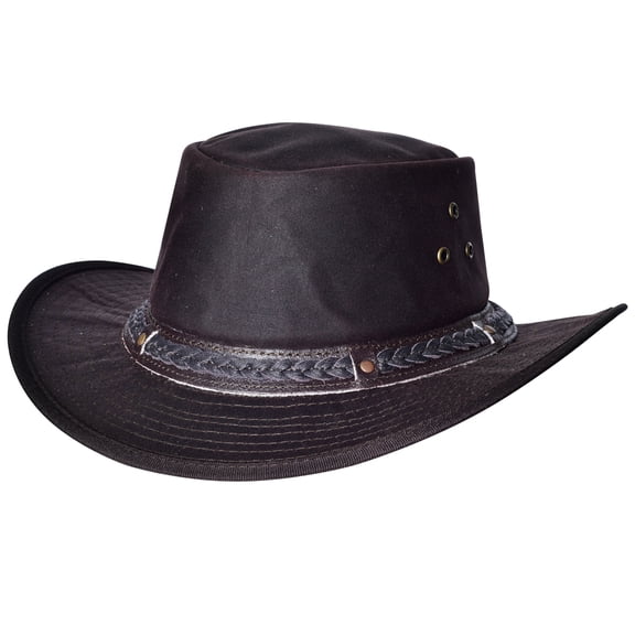 Small Crazy Horse Cow Suede Chocolate Brown Cowboy Hat Hilason