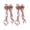 Wine, variant on 2pcs Beige Christmas Bows Glitter Ribbon Wreath Decor Tree Topper Bows for Holiday Door Indoor Outdoor Wall Decor