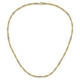 thumbnail image 3 of Auriga 14K Two-tone Polished Fancy Beaded Station Necklace for Women 18", 3 of 6