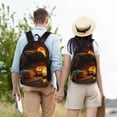thumbnail image 4 of Honeii Cozy Tree Hole Cabin Print Canvas Backpack for School & Outdoor,Laptop Excursion Backpack,Notebook School Bookbag For Men Women,for Work, Travel, and Everyday Use-Small, 4 of 5