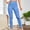 Blue, variant on Brondbend Womens Yoga Pant Women Leggings Stretchy High Waist Belly Control Workout Trousers Solid Color Breathable Tights Slim Fit Outdoor Athletic Jogger Blue