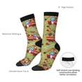 thumbnail image 2 of Yiaed Cartoon Fire Truck Print Great elasticity Crew Socks Sports socks for Men and Women, 2 of 5